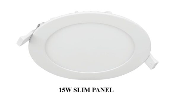 UDK 15W LED Recessed Round Panel Light |Warm White|Slim Design| Energy Efficient|Upto 3KV Surge Protection|Premium Downlight for Home and Office