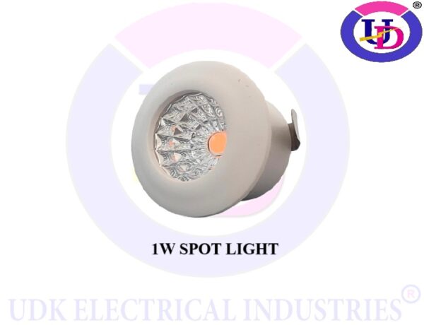 UDK 1 Watt Round LED Button COB Pink Focus Light for POP/Recessed Lighting