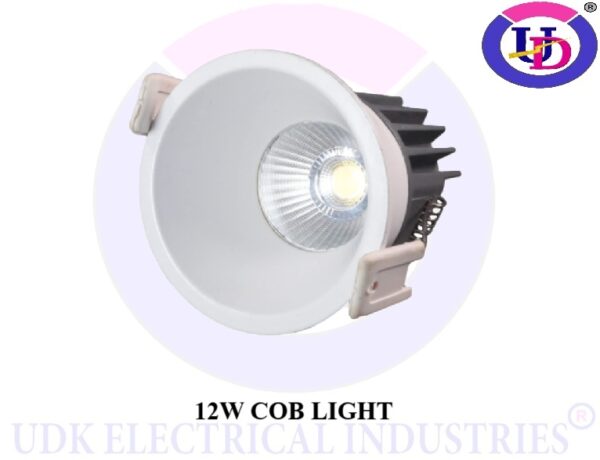 UDK 12W Cob Light |For Home And Kitchen| Low Power Consumption & High Efficiency| 12 Watt |Cool Day Light (White)