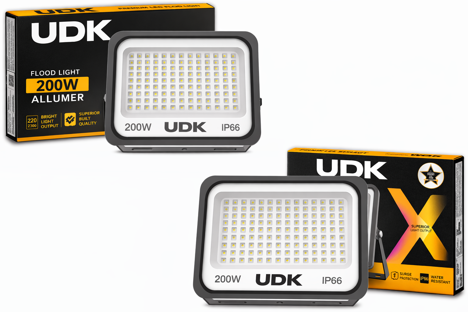 200W LED Flood Light – High Power Outdoor Security Light - Image 4